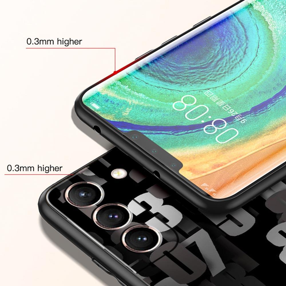 Number Pattern Phone Case Cover for Samsung Galaxy S26 S25 S24 S23 S22 S20 S21 FE Ultra S25 Edge Plus 5G Soft TPU Shell Fundas