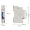 Mechanical Timer SUL180A with 15 Minute Analog Delay for DIN Rail Mount Suitable for Residential and Commercial Use