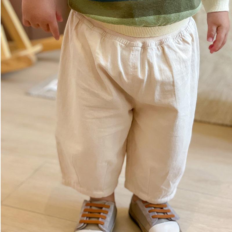 Children Pants Spring Autumn Casual Sports Trousers Boys Girls Korean Solid Color Fashion Versatile Kids Baby Clothing Pant