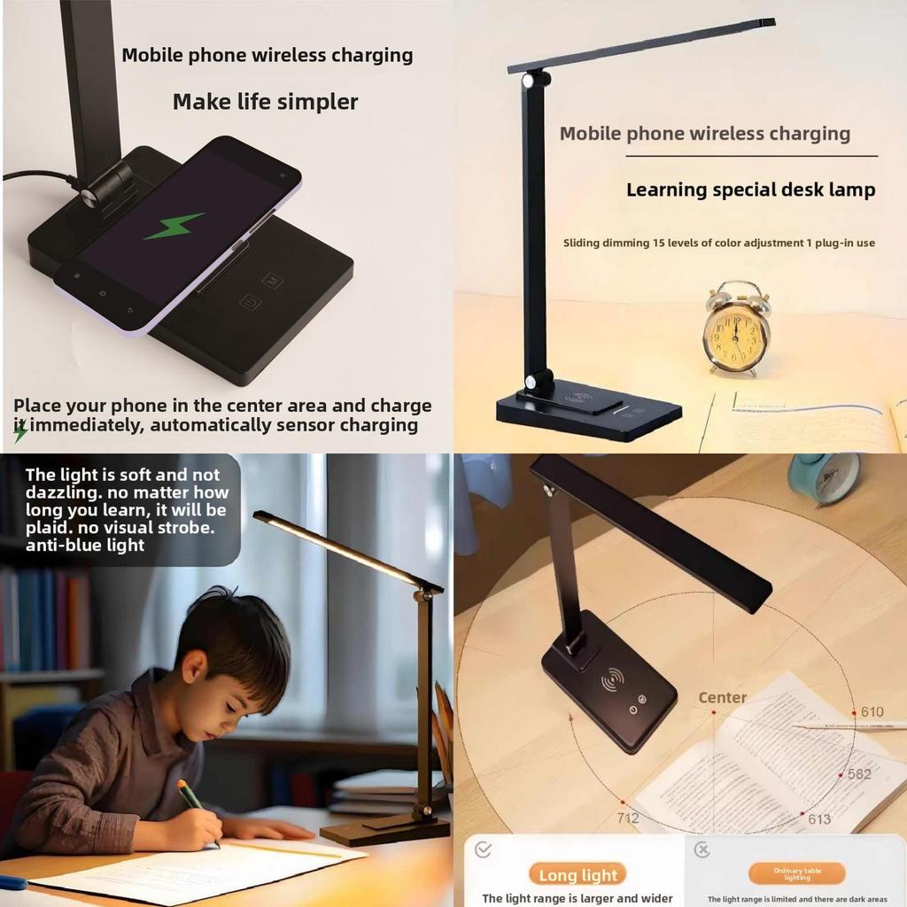 Led Desk Lamp With High Cri And Touch Switch For Learning And Desk Work