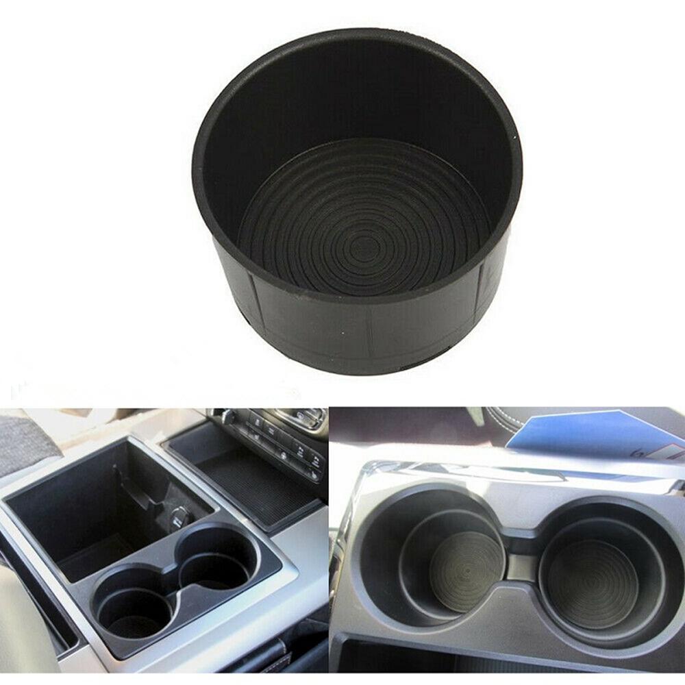 2 pezzi Portabicchieri per console centrale Inserto nero per Dodge Ram 09-16 1500 2500 3500