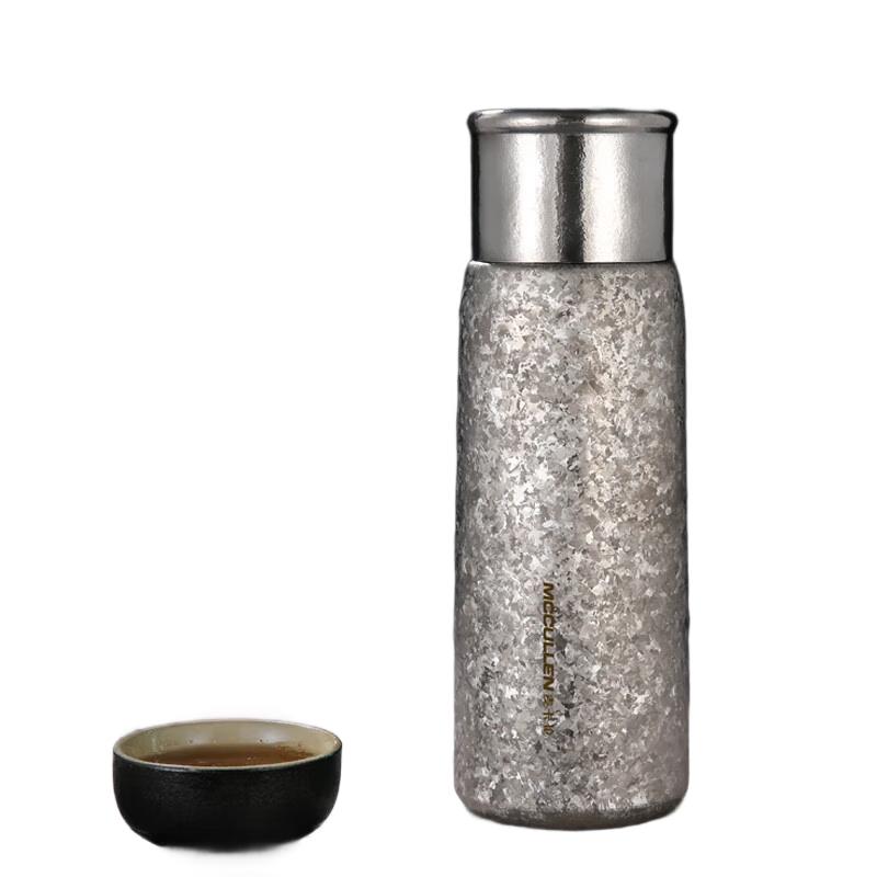 MCCULLEN Double-Layer Pure Titanium Insulated Water Bottle