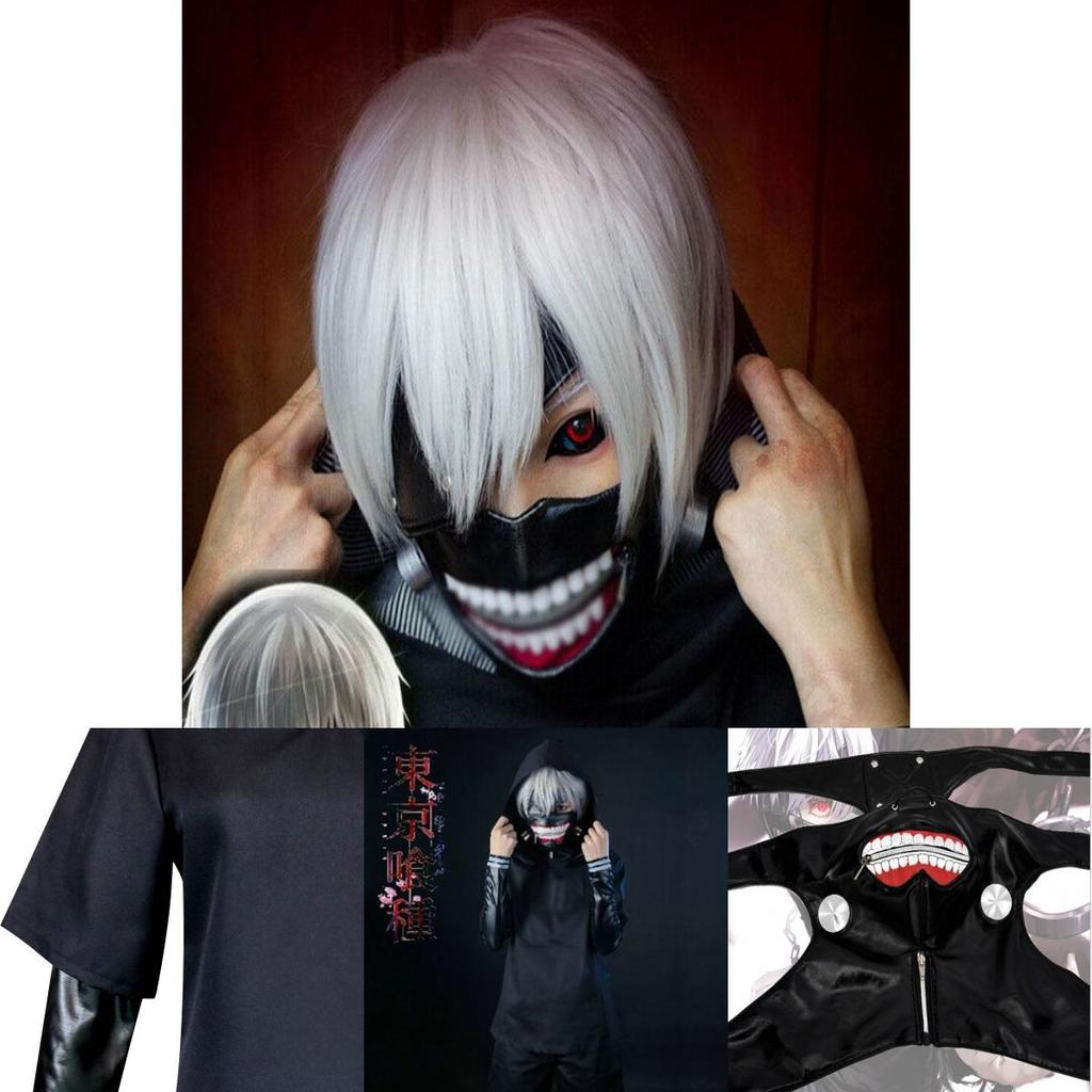 Tokyo Ghoul Kaneki Ken Hoodie Sweater Cosplay Costume With Exquisite Workmanship And Breathable Fabric For Ultimate Comfort
