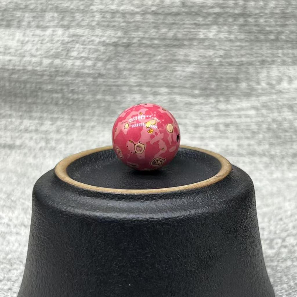 15mm Large Lacquer Loose Craft Beads for DIY Bracelets and Accessories