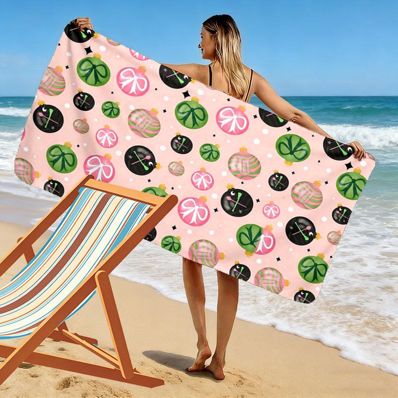 Wicked Print Beach Towel, Large Soft Quick Dry Towel for Beach Camping Swimming