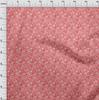 oneOone Cotton Cambric Red Fabric Ikat Quilting Supplies Print Sewing Fabric By The Yard 42 Inch
