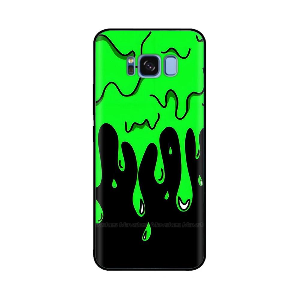 For Samsung Galaxy S8 Plus Phone Case Heart-Butterfly Funda For Samsung S8 S8Plus Cases Liquid Silicone Bumper GalaxyS8 Shells