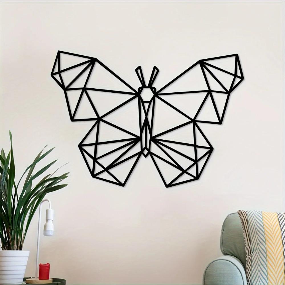 Creative Hollowed-Out Butterfly Iron Crafts - Stylish Décor for Living Room, Bedroom, Hallway, and Outdoor Wall Decoration