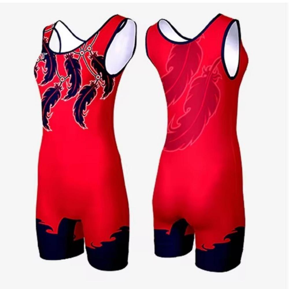 

Унисекс костюм для борьбы и тяжелой атлетики быстросохнущий дышащий L