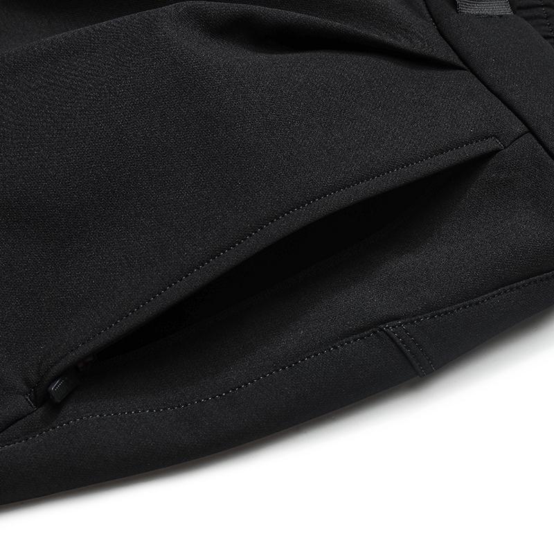 Fila Fitness Fashionable Casual Solid Color Comfortable Versatile Straight Leg Waterproof Woven Pants Men Bottoms A51M541804F-BK