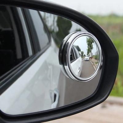 2 peças Espelho retrovisor para ponto cego de carro Espelho de chuva multifuncional 2 em 1 Cobertura de chuva para dias chuvosos Visão expansível Segurança Condução