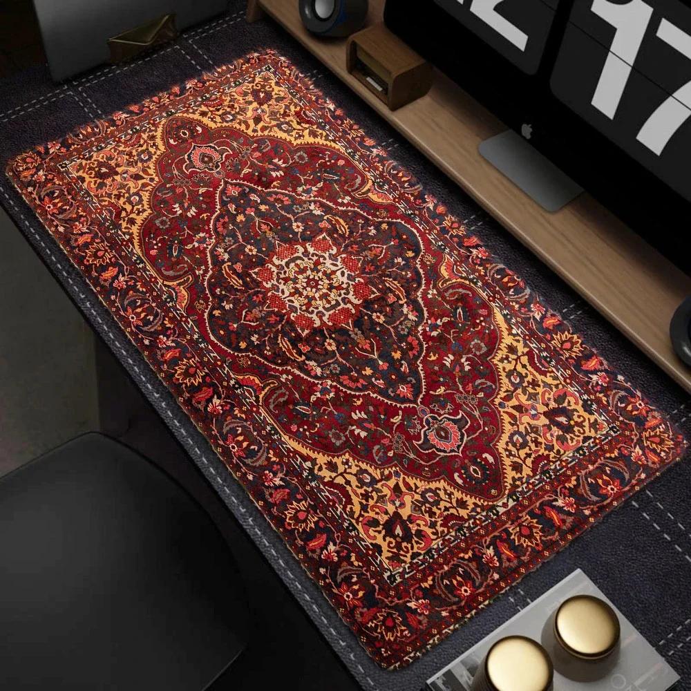 Hot Sell Persian Hd Mousepad Large Big Office Carpet Cushion Gamer Desk Mat Computer Accessorie Table Speed Nonslip Rubber Rug