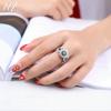 Gothic Cocktail Black Gold Color Rings Set for Women Rainbow Zircon Knuckle Midi Finger Ring for Men Goth Fashion Jewelry DD046
