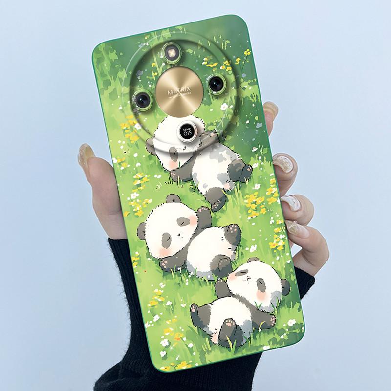 For Honor X9d 5G Case MTN-NX1 Fashion Simplicity Oil Painting Floral Silicone Soft Phone Casing New Design Shockproof Back Cover