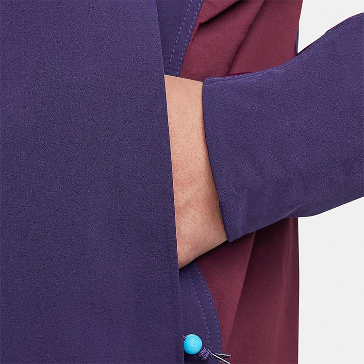 Nike ACG Sun Farer Colorblock Bunda na zip s potiskem písmen Pánská bunda Fialová DH3104-555