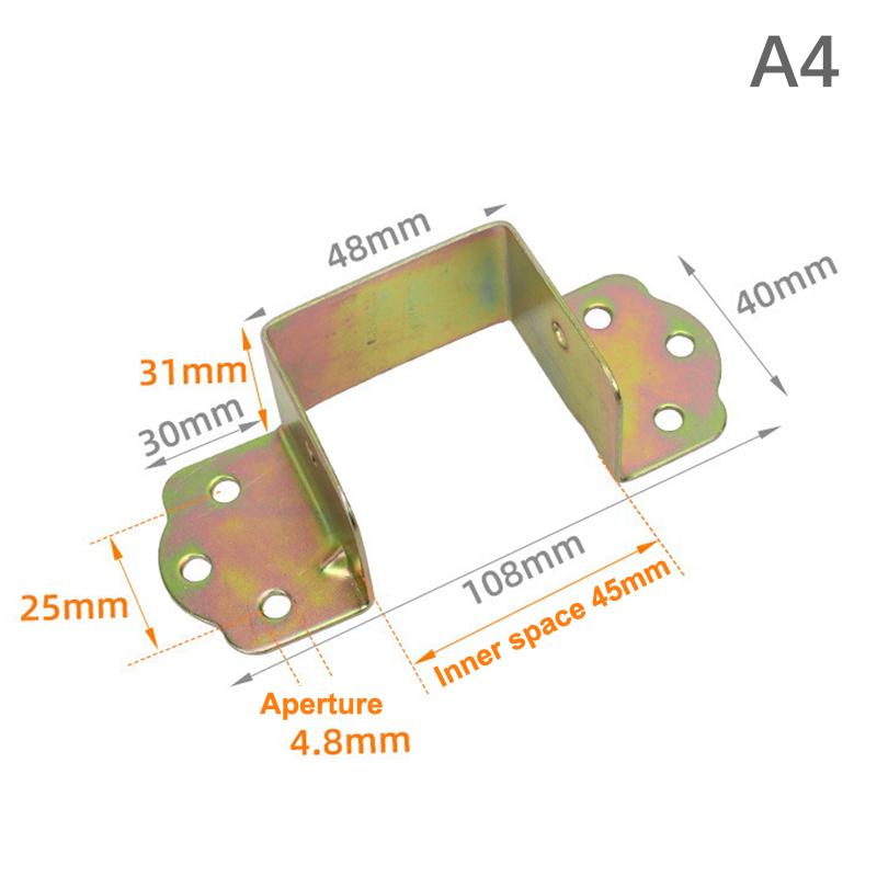 Thicken Bed Hinges Hook Corner Code Bed Beam Support Metal Stand Fixed Connector Hardware Accessories