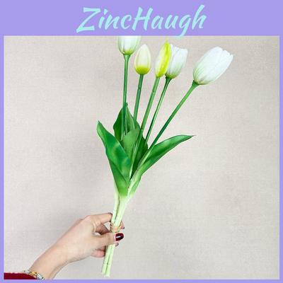 Artificial Tulipa Gesneriana Wedding Decor With Soft Silicone For Home And Photography Backdrops
