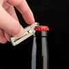 Titanium Alloy Mini Utility Knife with Bottle Opener , Keychain , Lightweight Compact Design, Ergonomic Grip for Precision Cutting
