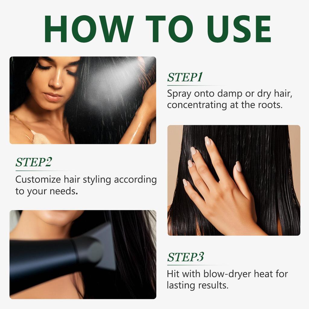 Shaping and Fluffing Spray-Easy To Create A Matte Finish-Refreshing, Quick Drying, Non Fading-Suitable For All Hair Types, 100ml