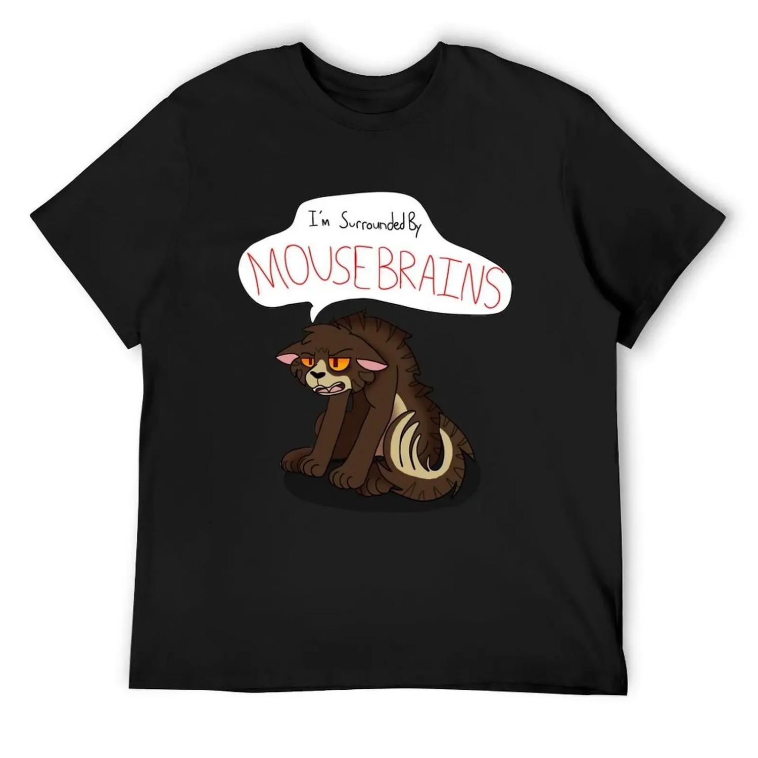 

Surrounded by Mousebrains T-Shirt oversized t shirt T-shirts man vintage clothes anime shirts men S чёрный