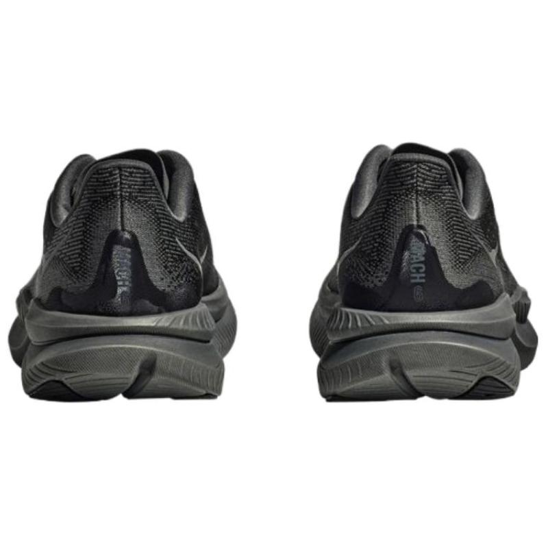HOKA ONE ONE MACH 6 Slip Resistant Abrasion Resistant Low top Training Racing Running Shoes Men's Black Sneakers 1164032-BBLC