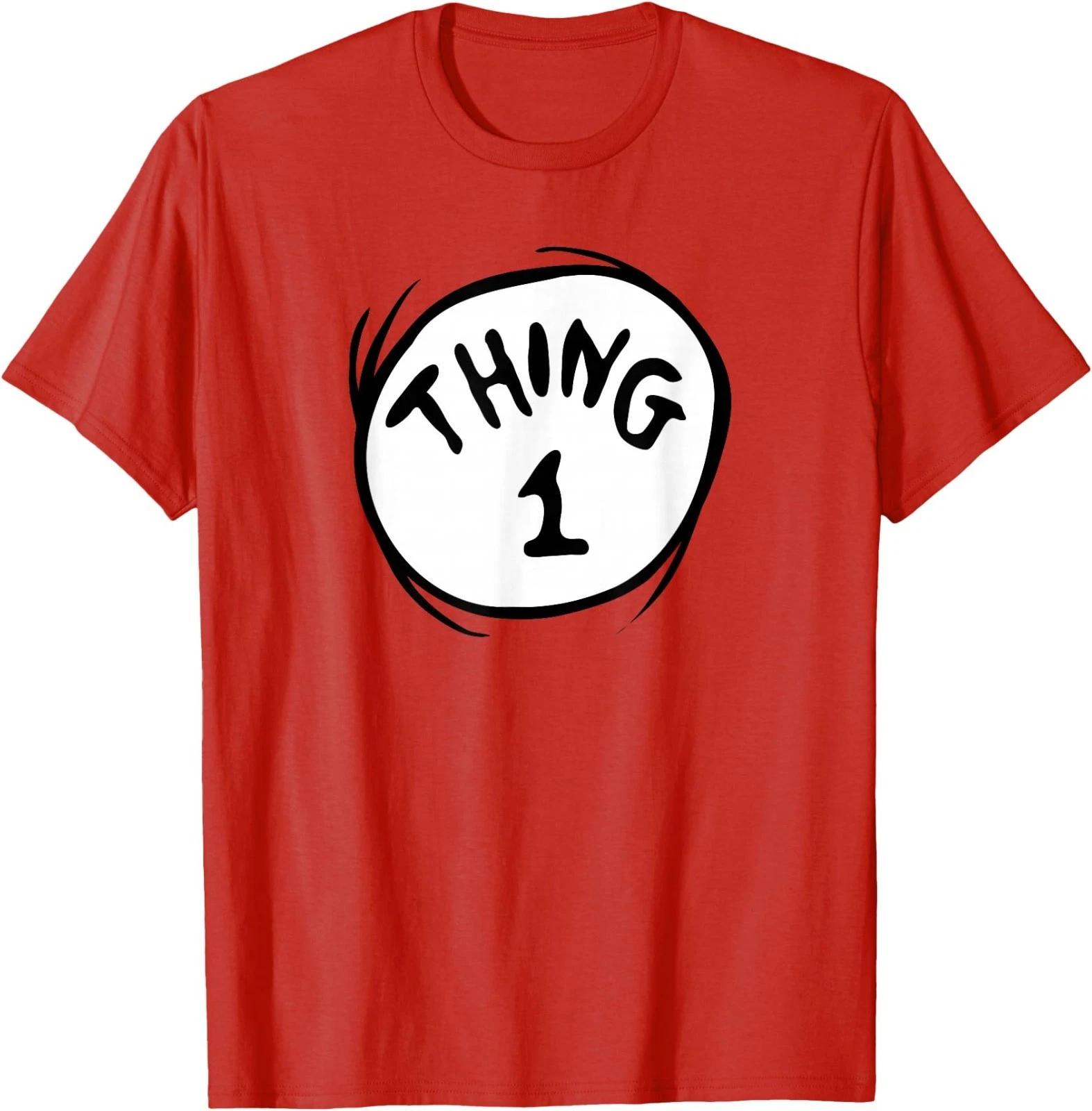 Dr. Seuss Thing 1 Emblem T-Shirt M