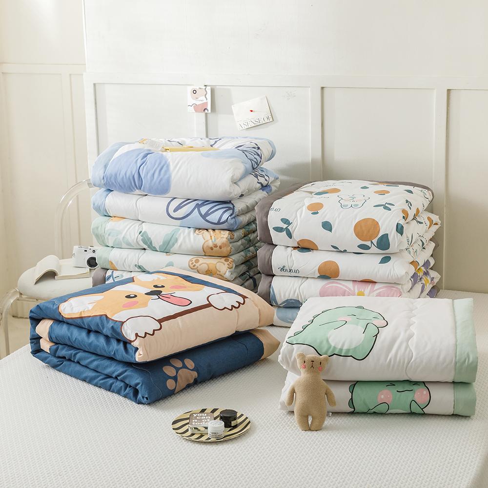 YanYangTian Summer Thin Quilt Comforter Soft Air Conditioning Four-season Quilt/Duvet/Blanket Bed Duvets 150 Single Bed Quilt