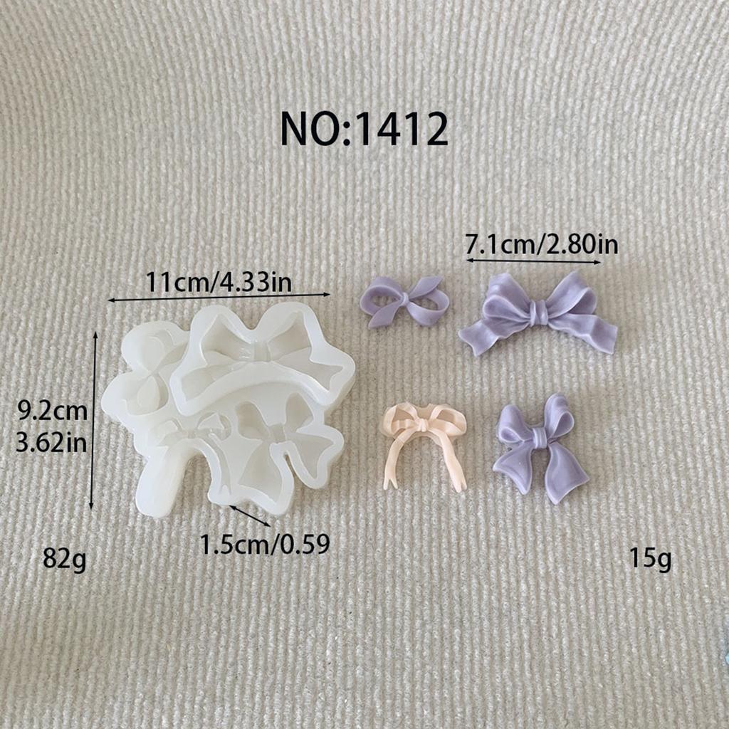 Versatile Bowknot Chocolate and Fondant Molds for Handmade Candy and Cupcake Toppers Great for Weddings and Birthdays