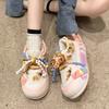 Fashion Designer Cute Kawaii Dad Shoes for Women Girls Platform Vulcanized Shoes Ladies Colorful Round Head Casual Fur Warm Shoes Winter