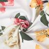 Satin bedding set 220x200 exclusive colorful flowers spring