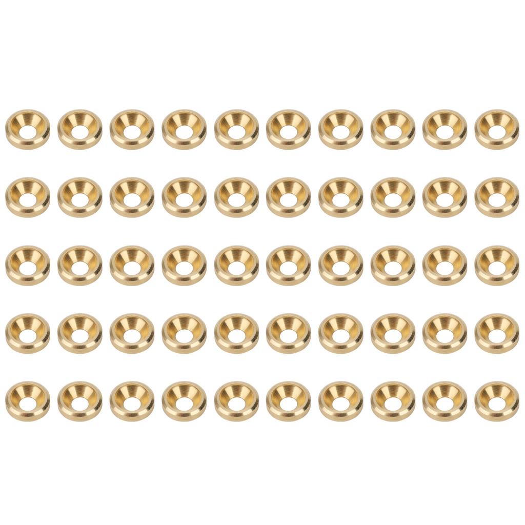 50Pcs Countersunk Screw Washer CNC Pure Copper Flat Head Gasket Industrial SuppliesM6