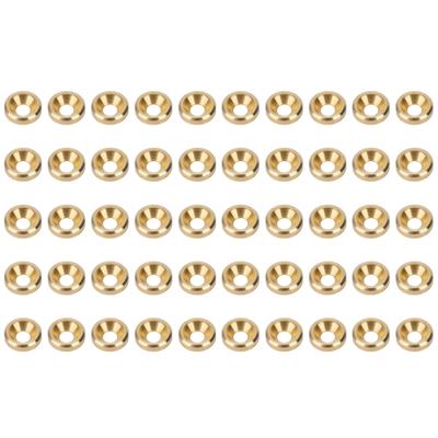 50Pcs Countersunk Screw Washer CNC Pure Copper Flat Head Gasket Industrial SuppliesM6