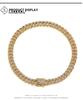 Unisex Hip Hop Diamond-Studded Cuban Chain Bracelet & Necklace