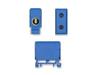 Threaded Rail Connector Al/cu 50mm2 WLZ-35P/50 Blue