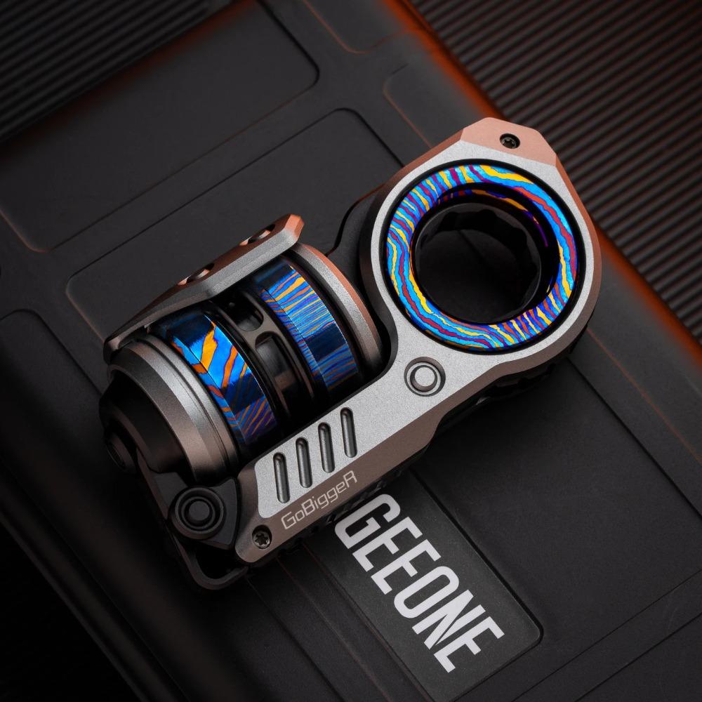 GoBiggeR Sinian Lite Aluminum Aurora [Youth Edition] Push Slider Multi-functional Composite Toys EDC Slider Fidget Toy