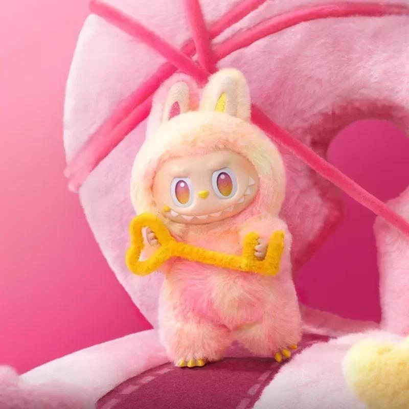 

Kawaii LABUBU Style Plush Toy Cute Elf Big Eyes Soft Stuffed Doll Decor 17cm