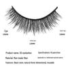 10 Pairs 3D Stereo Multi-layer Natural Curl Dense Cross Black False Eyelashes