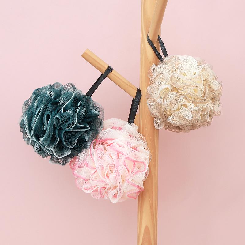 Durable Non-Dispersing Bath Ball Scrubber for Adults