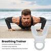 Portable Breathing Trainer with Finger Ring Adjustable Resistance Men Oral Muscles Exerciser Lung Capacity Abdominal Breathing Training Equipment