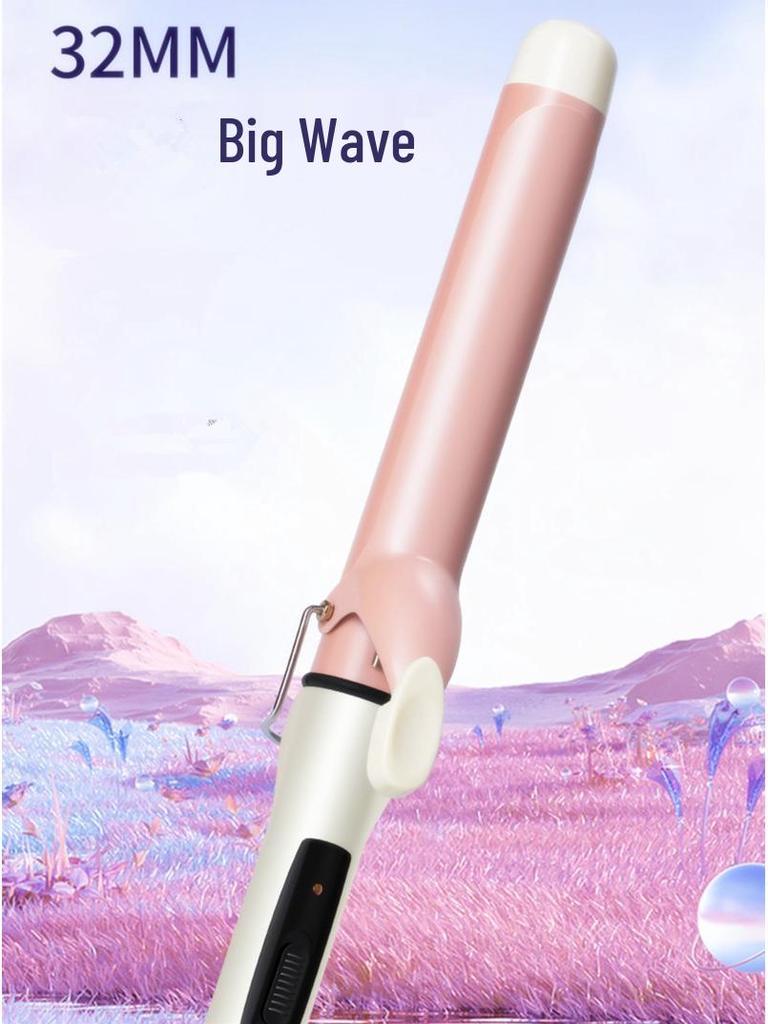 Large Curling Iron for Water Waves & Perms - Compatible with EU, US, UK, AU
