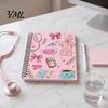 Healthcare Practitioner Journal Medical Themed Coil Notebook, Double Cover Design Thick Ink-proof Paper School Writing Notebook Notepad, Spiral Bound