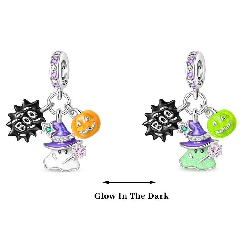 Copper Color Fireflies Bees Stars Turtles Luminous Charms Beads Fit 3Mm Original Bracelets Diy Jewelry Gift