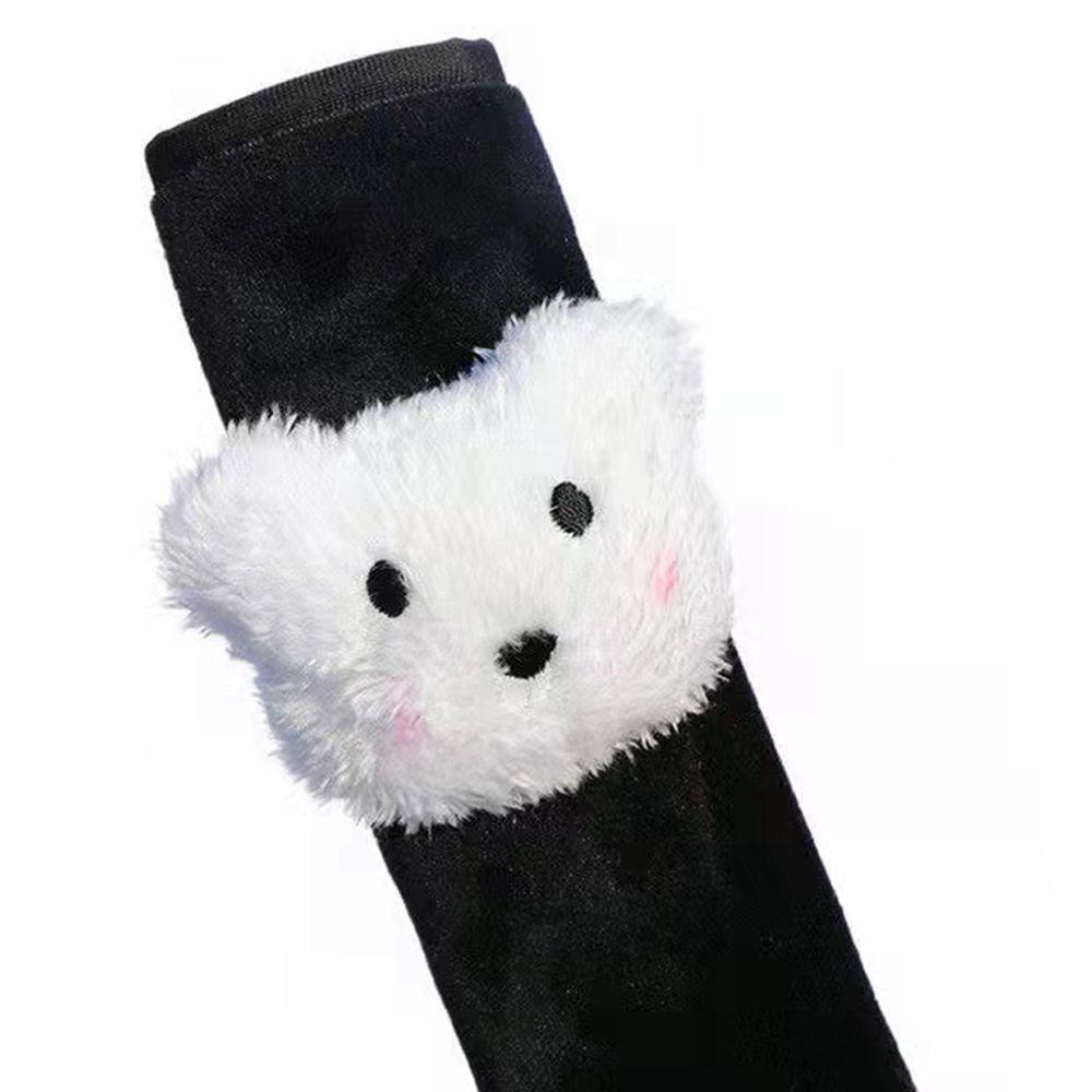 Car Interior Seat Belt Cover Plush Shoulder Cushion Seatbelt Shoulder Pads Plush Protective Cover
