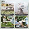 Portable Folding Desk - Adjustable for Home, Office, Outdoor, Dining, Bed, or Study Use