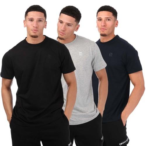 DKNY Herren Logo T-Shirt (Packung mit 3)