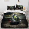 Set Biancheria da Letto Trapunta Serie Trattori Camion Auto 3D Copripiumino Set Letto Coperta Trapunta Federa Matrimoniale Regina Letto Bambini 3D