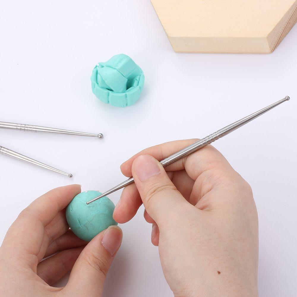 3pcs/set Rod Ceramic Model Cloth Line Sculpture Pottery Tool Double