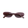 Damen Reise personalisierte Sonnenbrille kleiner Rahmen ovaler Sonnenschutz Brillendesigner