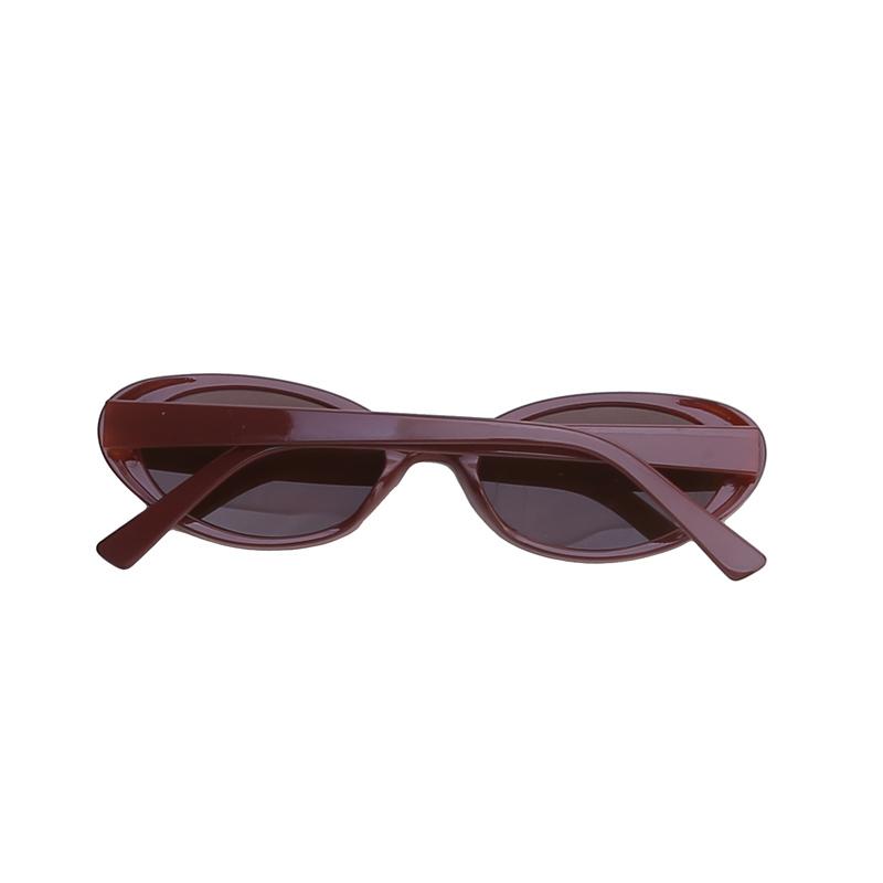 Damen Reise personalisierte Sonnenbrille kleiner Rahmen ovaler Sonnenschutz Brillendesigner