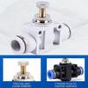 High Pressures Air Tube Fitting With Secure Sealing Pneumatic Airflows Regulator for Factory and Workshop Use